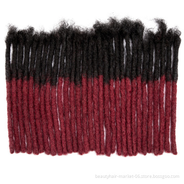 BLT 4-24inch dreadlock hair extensions dread loc extension human hair handmade dread lock hair extension multiple colors